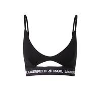 Karl Lagerfeld Sujetador 'Peephole' negro / blanco 90 negro / blanco