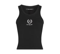 Karl Lagerfeld Top 'Hotel' negro / blanco XL negro / blanco