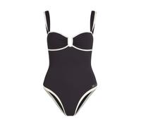 Karl Lagerfeld Traje de baño 'Signature' negro / blanco S EUR