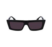 KARL LAGERFELD Unisex Adult Sunglasses KLJ6147S - Black with Solid Smoke Lens
