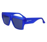 Karl Lagerfeld Unisex KLJ6148S 433 Gafas de sol Inyectado Azul Gris Cuadrada Normal