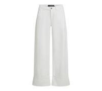 Karl Lagerfeld - Vaqueros de Corte Ancho con Dobladillo Fijo - Trousers - Mujer - Blanco - W27 -