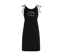KARL LAGERFELD Vestido Corto de Playa para Mujer, Negro, XL