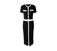 Karl Lagerfeld Vestido de punto 'Classic' negro / blanco, Talla M