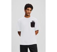 Karl Lagerfeld White Ikon Outline Pocket T-shirt Talla: M | Camisetas con Decoración Impresa Outlet | Hombre | Blanco