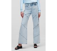 Karl Lagerfeld Wide Leg Denim Pants Light Blue Denim Talla: W30 | Pantalones Outlet | Mujer | Azul