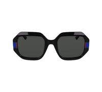 KARL LAGERFELD Women's Sunglasses KL6124S - Black with Solid Green Lens