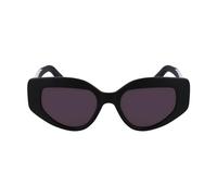 KARL LAGERFELD Women's Sunglasses KL6144S - Matte Black with Solid Smoke Lens