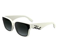 Karl lagerfeld women's sunglasses kl6161s - white with gradient grey l