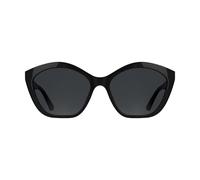 KARL LAGERFELD Women's Sunglasses KL6222S - Black with Solid Smoke Lens