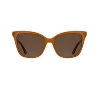 KARL LAGERFELD Women's Sunglasses KL6223S - Orange with Solid Brown Lens