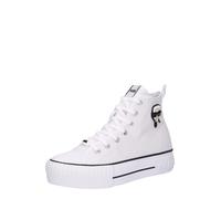 Karl Lagerfeld Zapatillas deportivas altas piel / negro / blanco, Talla 35