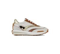 KARL LAGERFELD Zapatillas Deportivas Zone Ikon Color Beige con Avatar Lateral (Beige, Sistema Tallas Calzado EU, Adulto, Mujer, Números, Mediano, 38)