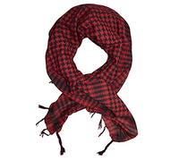 KARL LOVEN Bufanda palestina - Keffieh - Chèche - Pashmina - Cheich - Cheche a elección nueva, Rojo burdeos., Talla única