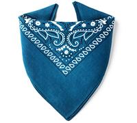 Karl Loven EL BANDANA - Estampado Paisley - 100% Algodón - Máximo grosor - 20 Colores Exclusivos - Pato Azul