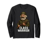 Karl Marx - Class Warrior - Class Guerra - Comunismo Manga Larga