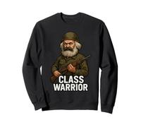 Karl Marx - Class Warrior - Class Guerra - Comunismo Sudadera