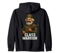 Karl Marx - Class Warrior - Class Guerra - Comunismo Sudadera con Capucha
