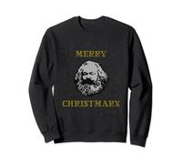 Karl Marx como Santa - Merry Christmarx Pun para filósofos Sudadera