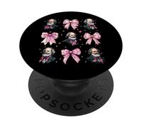 Karl Marx Comunismo Chica Comunista Coqueta Arco Rosa PopSockets PopGrip Adhesivo