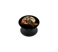 Karl Marx Comunismo Comunista Jack O Lantern Moon Escoba PopSockets PopGrip Adhesivo