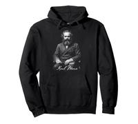 Karl Marx Economía Política Teoría Revolucionaria Sudadera con Capucha