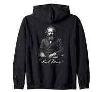 Karl Marx Economía Política Teoría Revolucionaria Sudadera con Capucha