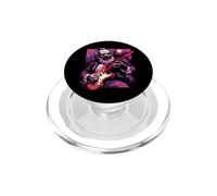 Karl Marx Hombre Lobo Tocando la Guitarra Comunismo Comunista Música PopSockets PopGrip para MagSafe