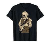 Karl Marx Playing Electric Guitar Philosopher Rocker Camiseta