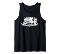 Karl Marx, Vladimir Lenin, Joseph Stalin Historia Comunista Camiseta sin Mangas