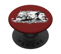 Karl Marx, Vladimir Lenin, Joseph Stalin Historia Comunista PopSockets PopGrip Adhesivo
