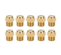 Karlak 10 Válvulas de Arranque en Frío para Compresor de Aire, Construcción Latón con Torsión Arranque Reducida para Sistemas Neumáticos, 1/4 Pulgadas NPT 25 PSI