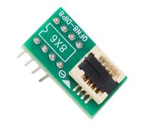 Karlak Adaptador de Enchufe QFN8 WSON8 MLF8 MLP8 DFN8 a DIP8 con Funciones de Prueba Robustas para Programación Circuitos Integrados y Componentes Electrónicos 8x6MM