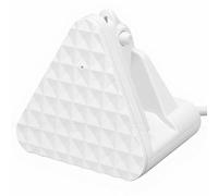 Karlak Base de Carga para Gafas Inteligentes, Cargador Portátil Estable y Seguro con Indicador LED para Escritorio, Mesita de Noche y Cable Viaje 3,3 Pies (Blanco)