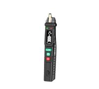 Karlak Bolígrafo probador de voltaje sin contacto, FY18D probador de voltaje de CA sin contacto con rango dual 12V-1000V/48V-1000V multifunción NCV AC pluma de medición de voltaje de CA con cable vivo