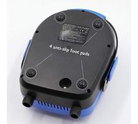 Karlak Bomba de Aire Eléctrica de Doble Etapa, Bomba Inflable de 16 PSI con Boquillas de 6 Piezas, Controlador Digital Inteligente, Soporte de Inflado de Alto Volumen para Equipos de (Cuatro)