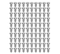Karlak Clavos para Neumáticos Clavos para Nieve Neumáticos de Invierno 100 Piezas Plata Universal Núcleo de Carburo Resistente Al Desgaste Fácil Instalación con Funda