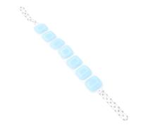 Karlak Collar Enfriador de Cuello Ajustable 28 ℃ Banda de Enfriamiento Portátil Liviana para Días Calurosos Azul 1 Unidad