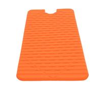 Karlak Diseño Plegable Plegable del Tenedor del Teléfono Silicón Portátil para el Viaje y el Uso de Escritorio 7.87x3.94in (Naranja)