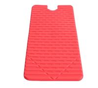 Karlak Diseño Plegable Plegable del Tenedor del Teléfono Silicón Portátil para el Viaje y el Uso de Escritorio 7.87x3.94in (Roja)