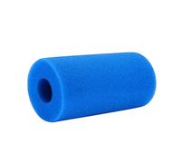 Karlak Filtro de Piscina, Filtro de Piscina para Intex Tipo A Filtro de Piscina Reutilizable/Lavable Espuma Cartucho de Esponja Limpiador de Piscinas, Azul 10cmx20cm