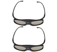 Karlak Gafas 3D para, Diseño de Obturación Activa 144Hz | Alta definición, peso ligero, compatible con proyectores DLP Link, uso cómodo