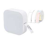 Karlak Impresora de etiquetas, Q30 Label Maker Mini Pocket Thermal Label Printer All in One BT Connect Etiqueta adhesiva DIY Date Journal Study Sticker Labeling con 3 rollos de etiquetas