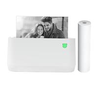Karlak Impresora de teléfono, A9s MAX Mini impresora portátil de fotos móvil de 304 dpi BT impresora térmica inalámbrica para recibos y etiquetas, compatible con 107 mm/77 mm/57 mm de ancho de papel
