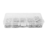 Karlak Juego de 240 Juntas de Tuercas Sujeción Tornillos Cruzados M2 M2.5 M3 M4 M5 Kit Surtido Acero Inoxidable 304 con Caja Almacenamiento para Electrónica y Carpinte