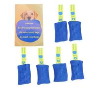 Karlak Kit de Entrenamiento con para Perros, Juguetes de Estimulación Mental para Juegos en el Patio Trasero, Paquete 6 Fibras Poliéster (Azul)