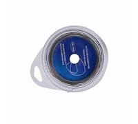 Karlak Líder de Alambre de Acero Trenzado para Pesca 10 M, 7 Hebras con Revestimiento Plástico Duradero, Ideal para Pesca en el Mar, Alta Resistencia Peces Grandes, Acero Inoxidable, 1 (30 Libras)