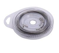 Karlak Líder de Alambre de Acero Trenzado para Pesca 10 M, 7 Hebras con Revestimiento Plástico Duradero, Ideal para Pesca en el Mar, Alta Resistencia Peces Grandes, Acero Inoxidable, 1 (50 Libras)