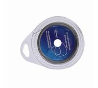 Karlak Líder de Alambre de Acero Trenzado para Pesca 10 M, 7 Hebras con Revestimiento Plástico Duradero, Ideal para Pesca en el Mar, Alta Resistencia Peces Grandes, Acero Inoxidable, 1 (40 Libras)