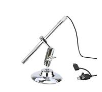 Karlak Microscopio digital USB, microscopio digital portátil USB, lupa de inspección IP67, cámara impermeable incorporada, 8 luces LED con sensor CMOS avanzado, aumento 10X-200X para Android Smartpho